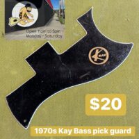 1970s Kay bass pickguard - $20