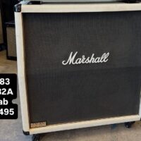 1983 Marshall 1982A 4x12” cab in original white w/correct G12-80 Celestions - $1,495