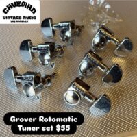 Grover Rotomatic tuner set w/ screws - $55