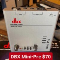 DBX Mini-Pre tube preamp w/box - $70