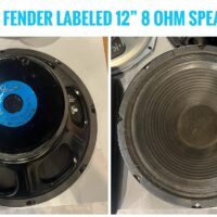 Eminence Fender labeled 12” 8 ohm guitar speaker - $80