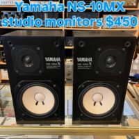 Yamaha NS-10MX studio monitors - $450