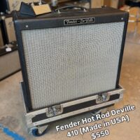 1999 Fender Hot Rod Deville 410 w/flight case - $550 Made in USA.
