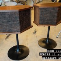 Vintage Bose 901 Series II stereo speakers - $850 for the pair.