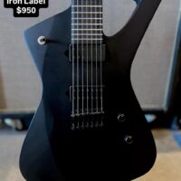 2022 Ibanez Iceman Iron Label 7-string w/gig bag - $950