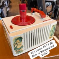 Early 1950s RCA 45-EY-26 “Alice In Wonderland” 45 RPM (3-tube amplifier)record player - $650 Fully serviced.