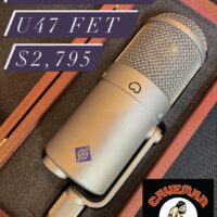 Neumann U47 Fet condenser mic - $2,795