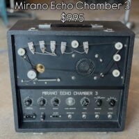 1970s Mirano Echo Chamber 3 tube preamp & tape echo w/lid - $995