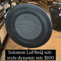 Solomon LoFReQ sub-style dynamic mic - $100
