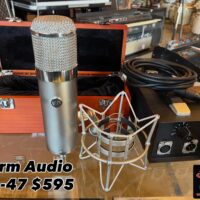 Warm Audio WA-47 tube condenser mic w/box, power supply, mic cable & shock mount - $595