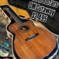Aiden Guitars OM Cutaway w/ohsc - $2,495