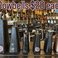 Cowbells $20 each.