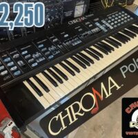 Mid 1980s Chroma Polaris 2123 synth - $2,250