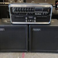 Mesa/Boogie Studio Preamp & 2i power amp - $1,795 Mesa 1x12” cabs w/Celestion 30 speakers - $295 each.