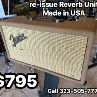 Fender Reverb Unit re-issue Made in USA w/cover - $795