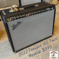 2012 Fender ‘65 Twin Reverb w/footswitch - $895