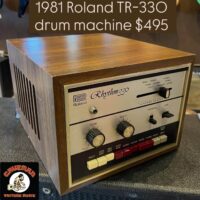 1981 Roland TR-330 drum machine - $495