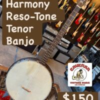 1960s Harmony Reso-Tone Tenor Banjo - $150