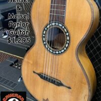 Late 1800s Hensel & Meisel parlor guitar - $1,295 Made in Germany.