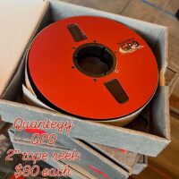 Used Quantegy GP9 2” tape reels - $80 each.