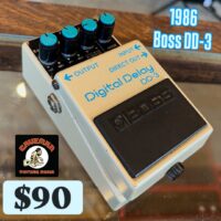 1986 Boss DD-3 Digital Delay - $90