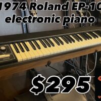 1974 Roland EP-10 electronic piano - $295