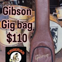Gibson leather gig bag - $110
