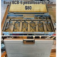 Boss BCB-6 pedal board/case w/cables - $80