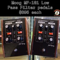 Moog MF-101 Low Pass Filter pedals w/power supply - $895 each.