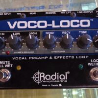 Radial Engineering Voco-Loco mic preamp & vocal effects switcher w/power supply - $225