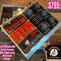 Late 1970s/early ‘80s Electro-Harmonix DRM-16 Digital Drum Matrix drum machine - $795