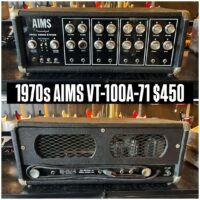 1970s AIMS VT-100A-71 tube head - $450
