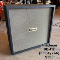 Friedman BE-412 empty cab - $395