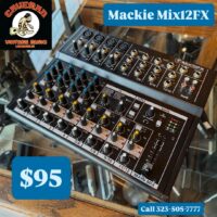 Mackie Mix12FX 12 channel mixer - $95