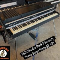1979 Rhodes Mark II Seventy Three Stage Piano w/lid, legs & sustain pedal - $2,495