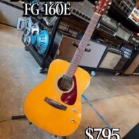 1973 Yamaha FG-160E acoustic/electric w/gig bag - $795