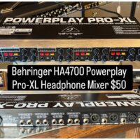 Behringer HA4700 Powerplay Pro-XL Headphone Mixer $50