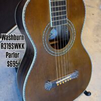 Washburn R319SWKK parlor guitar - $695