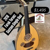 2018 Faruk Turunz Custom Single Oud w/hsc - $1,495