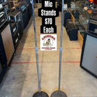 Atlas 1169 C mic stands - $70 each.