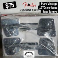 Fender Pure Vintage 70s reissue tuner set for Fender basses - $75
