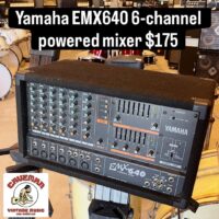 Yamaha EMX640 6-channel powered mixer - $175
