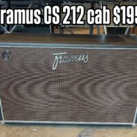 Framus CS (Carlos Santana) FR-212 8 ohm cab - $195