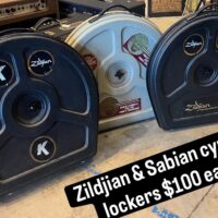 Zildjian & Sabian cymbal lockers $100 each.