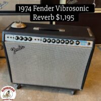 1974 Fender Vibrosonic Reverb w/footswitch - $1,195