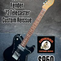 2004 Fender ‘72 Telecaster Custom reissue w/gig bag - $950