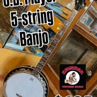 J.B. Player 5-string banjo - $195