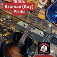 1940s Broman (Kay) Pride w/gig bag - $1,195 Previous owner replaced frets & fretboard.