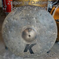 Zildjian 19” Custom K Special Dry Crash - $250